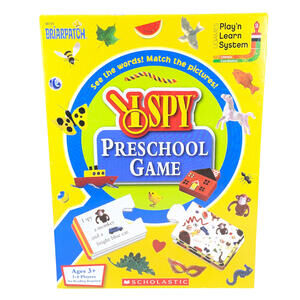 I Spy Preschool Game Scholastic Ages 3+ Educational Matching Puzzle Game